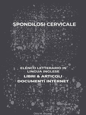 cover image of Spondilosi Cervicale